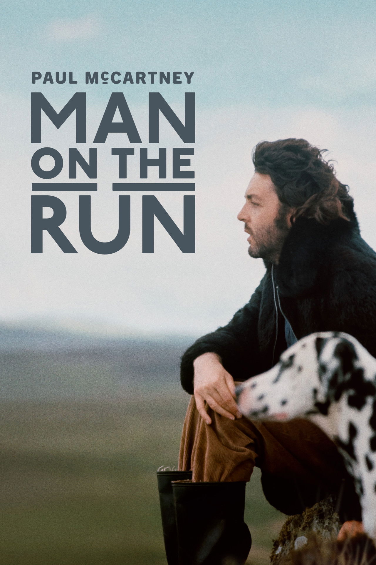 Poster for Man on the Run (2026), the Paul McCartney and Wings documentary
