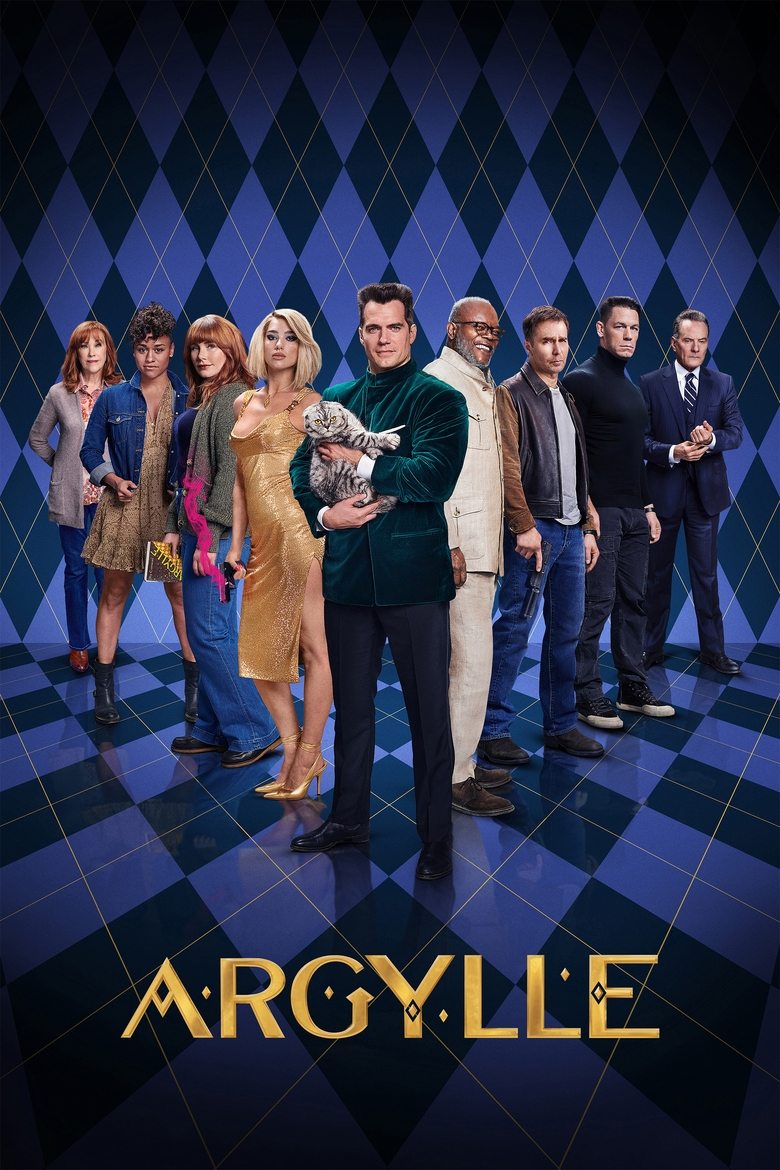 Close-up of a theatrical marquee with 'Argylle' lit up at night, slightly out of focus, emphasizing the contrast between the grand display and underlying business model.